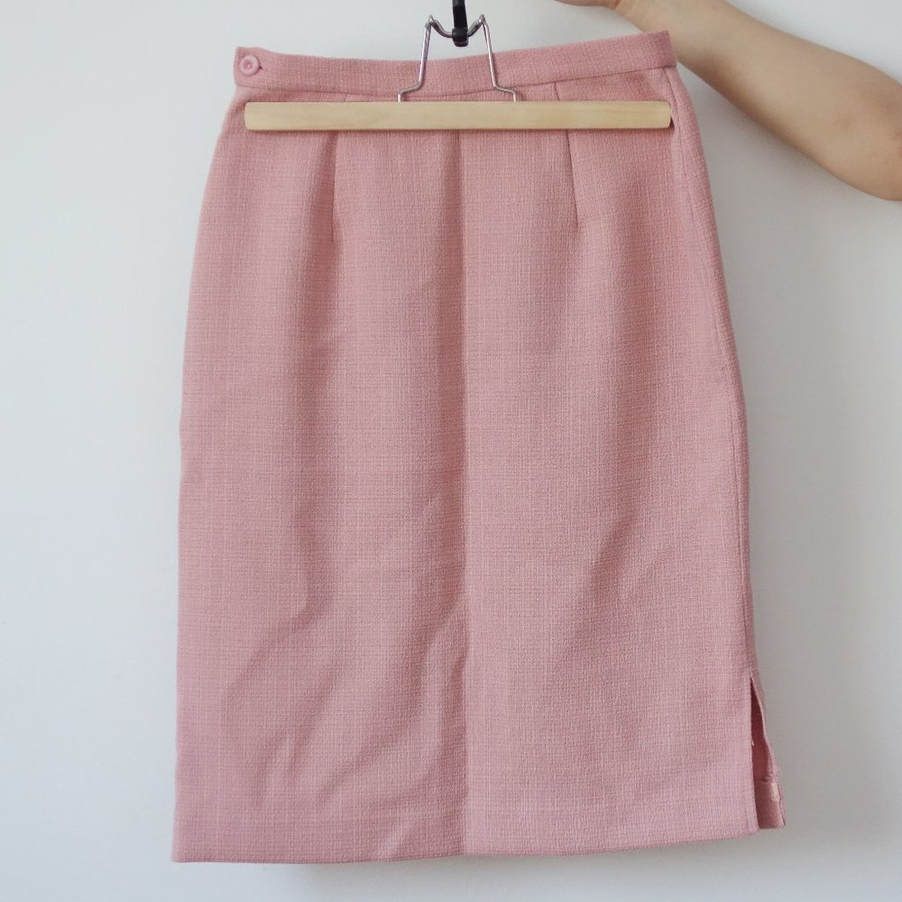 Pink Pencil Skirt